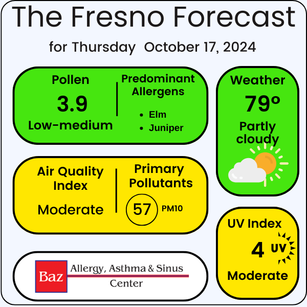 Fresno air forecast