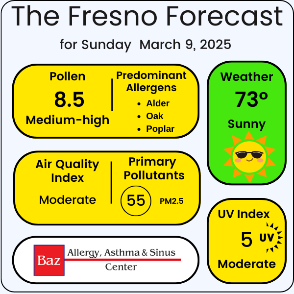 Fresno air quality forecast